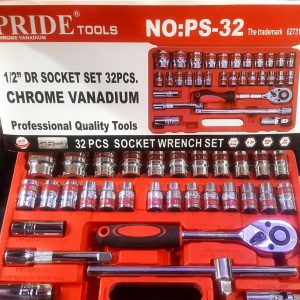 1/2 &1/4 DRIVE RATCHET SOCKET SET 52PCS