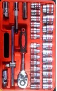 1/2 &1/4 DRIVE RATCHET SOCKET SET 52PCS
