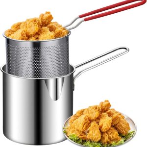 Deep Fryer 1200ml Stainless Steel Fryer Pot