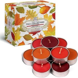 16 Pack Red Tea Light Candles