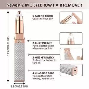 Buy the Best Quality 2 in 1 Rechargeable Facial Hair Remover in Pakistan at DayShop.pk. Most Affordable Price With Fast Shipping in All Over Pakistan