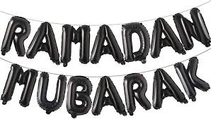 Ramdan Mubarak Foil Balloons