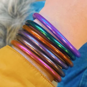 Buy the Best Quality Glitter Jelly Bangles For Women 6Pcs in Pakistan at DayShop.pk. Most Affordable Price With Fast Shipping in All Over Pakistan