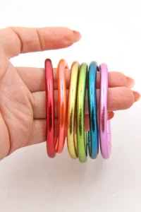 Buy the Best Quality Glitter Jelly Bangles For Women 6Pcs in Pakistan at DayShop.pk. Most Affordable Price With Fast Shipping in All Over Pakistan