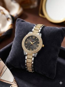 Affordable Luxury Watches in Pakistan Best Deals  Curren Royal Diamond Ladies Watch