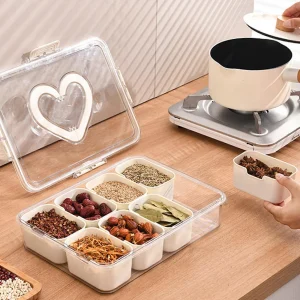 Buy the Best Quality 8 Grid Food Grade Snacks Storage Box at DayShop.pk. Most Affordable Price With Fast Shipping in All Over Pakistan