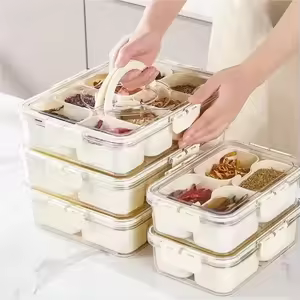 Buy the Best Quality 8 Grid Food Grade Snacks Storage Box at DayShop.pk. Most Affordable Price With Fast Shipping in All Over Pakistan