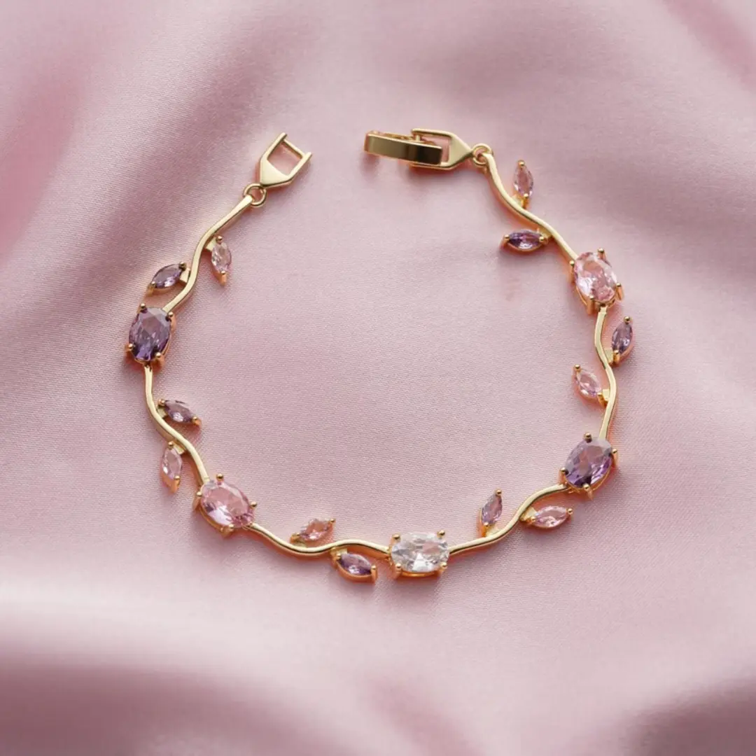 Buy the Best Quality Crystal Stones Tulip Bracelet for Girls in Pakistan at DayShop.pk. Most Affordable Price With Fast Shipping in All Over Pakistan