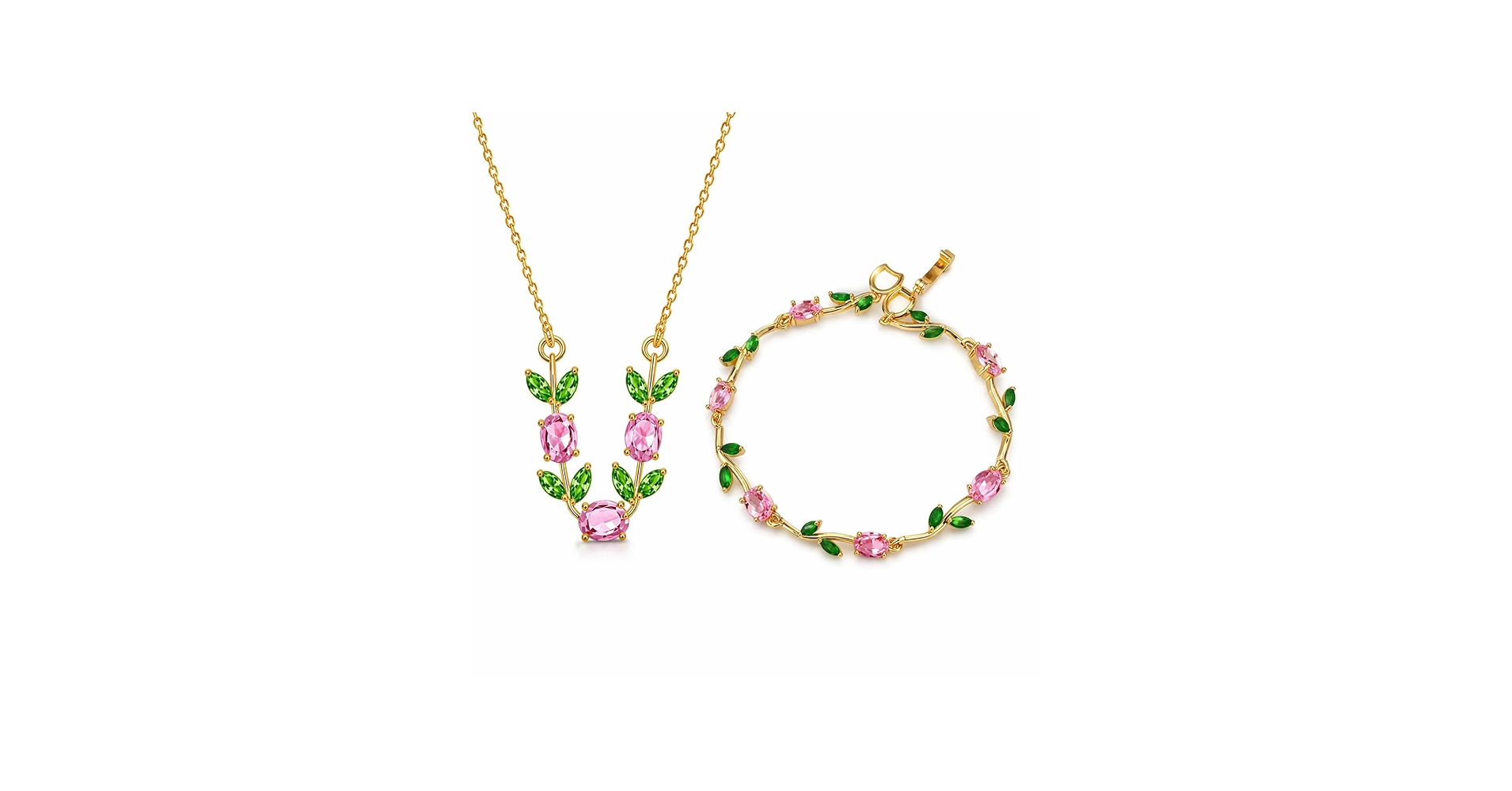 Buy the Best Quality Tulip Crystal Necklace and Bracelet Set in Pakistan at DayShop.pk. Most Affordable Price With Fast Shipping in All Over Pakistan