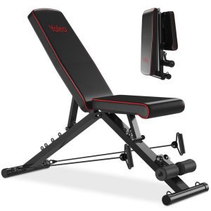 Yoeleo Adjustable Weight Bench for Full Body Workout