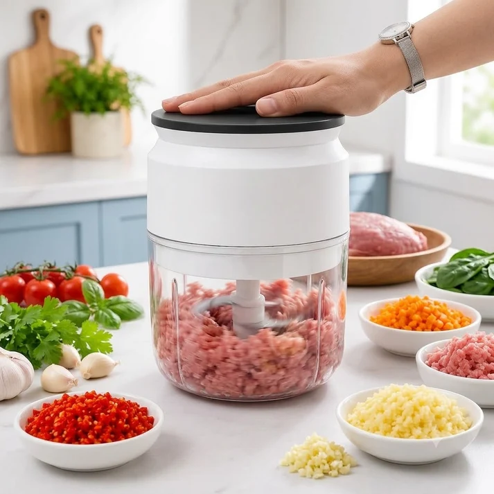 Rechargeable Portable Electric Food Chopper