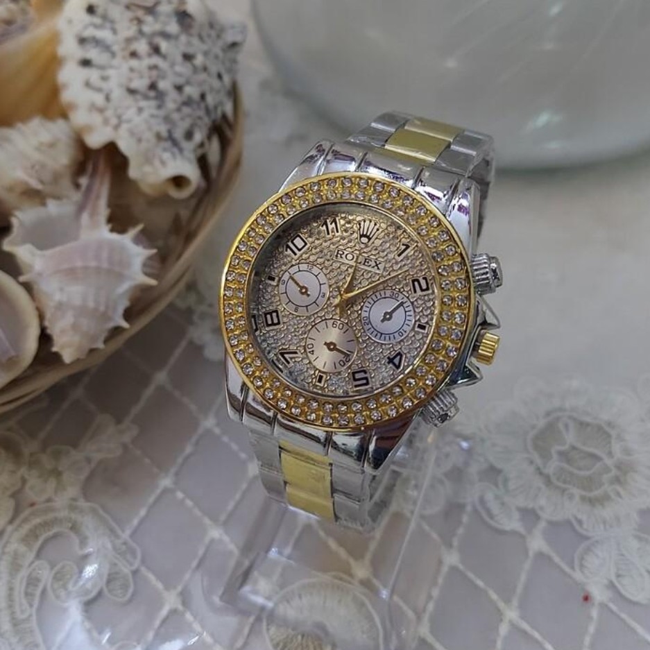 Buy the Best Quality Rolex Watch Two Tone Latest Stone in Pakistan at DayShop.pk. Most Affordable Price With Fast Shipping in All Over Pakistan