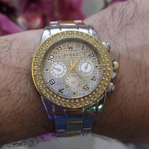 Buy the Best Quality Rolex Watch Two Tone Latest Stone in Pakistan at DayShop.pk. Most Affordable Price With Fast Shipping in All Over Pakistan