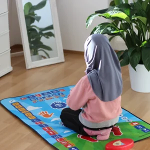 Educational Muslim Prayer Mat For Kids 