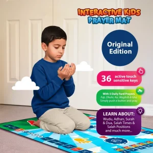 Educational Muslim Prayer Mat For Kids