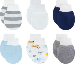 Infant Cotton Interlock Mitten Set