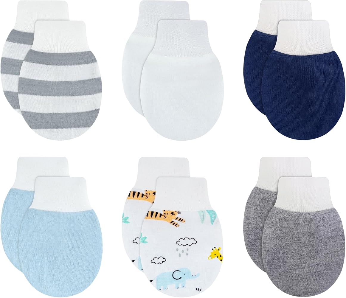 Infant Cotton Interlock Mitten Set