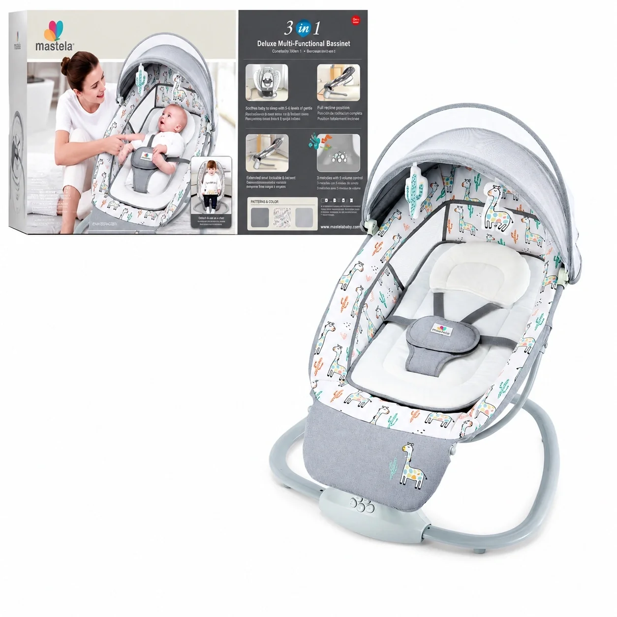Mastela 3 in 1 Deluxe Multi Functional