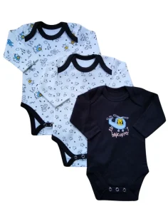 Pack of 5 Bodysuits Long Sleeve