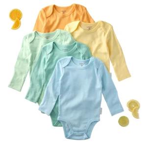 Pack of 5 Bodysuits Long Sleeve