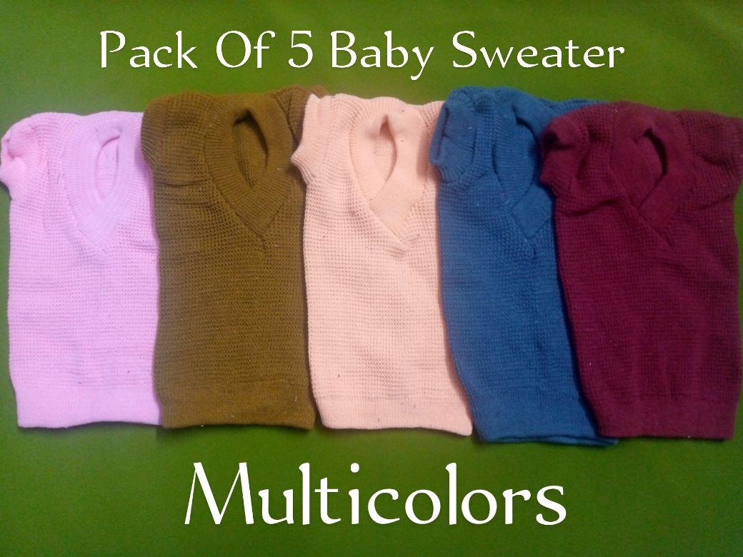 Buy the Best Quality Pack of 5 Inner Sweaters for New Born Baby in Pakistan at DayShop.pk. Most Affordable Price With Fast Shipping in All Over Pakistan