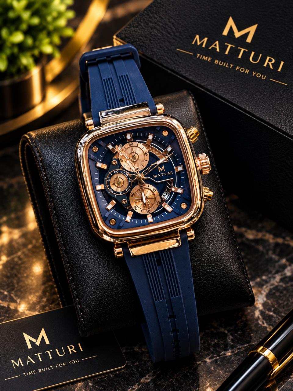 Buy the Best Quality Matturi Chronograph Watch Leather Strap in Pakistan at DayShop.pk. Most Affordable Price With Fast Shipping in All Over Pakistan