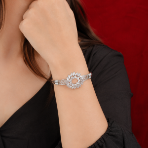 Ornate Crystal Bangle