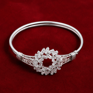 Ornate Crystal Bangle