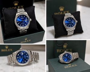 Rolex Datejust dial fluted bezel Jubilee 